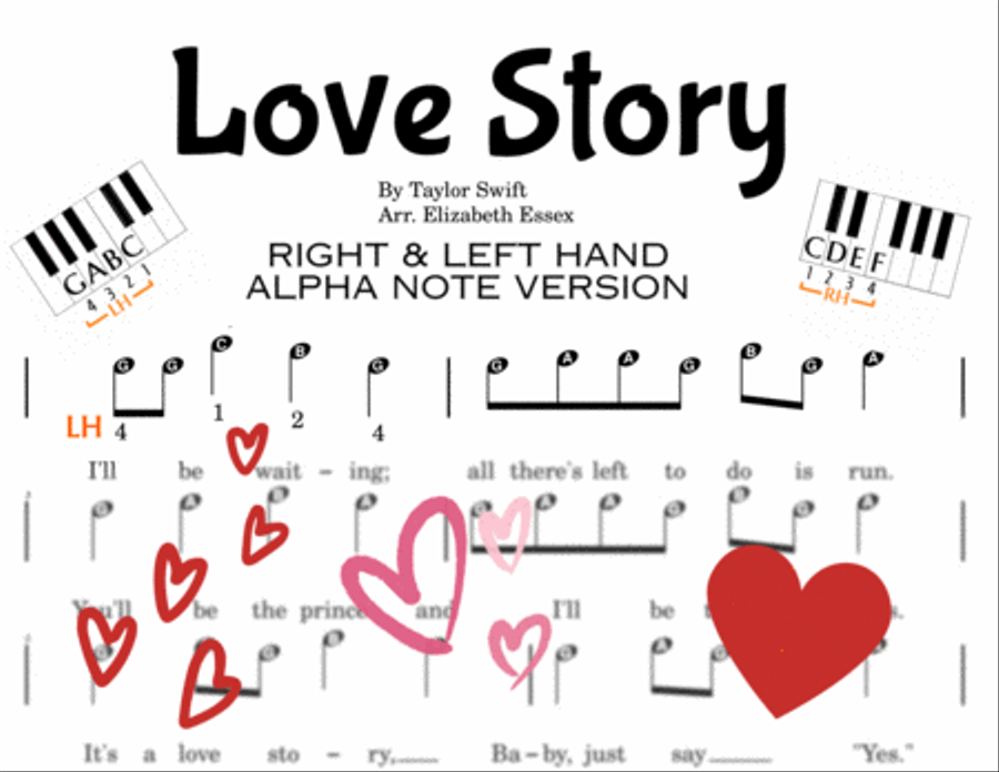 Love Story Easy Piano scores gallery preview page 3