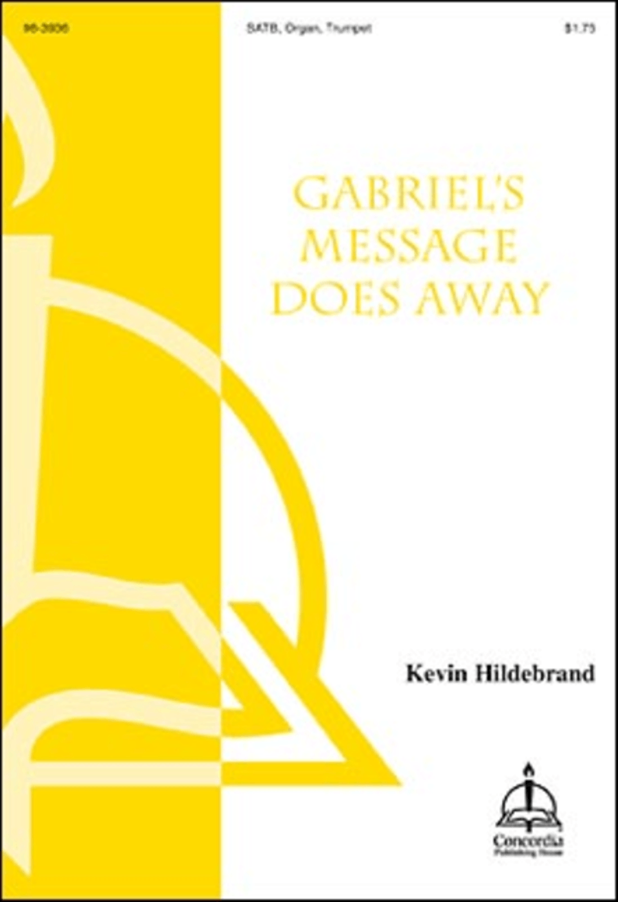 Gabriel's Message Does Away 4-Part scores gallery preview page 1