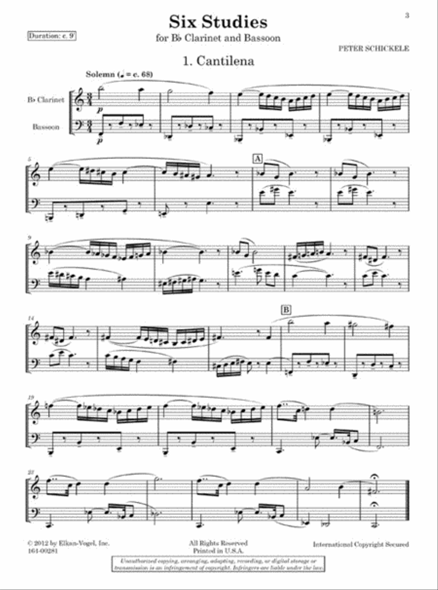 Six Studies Chamber Music scores gallery preview page 2