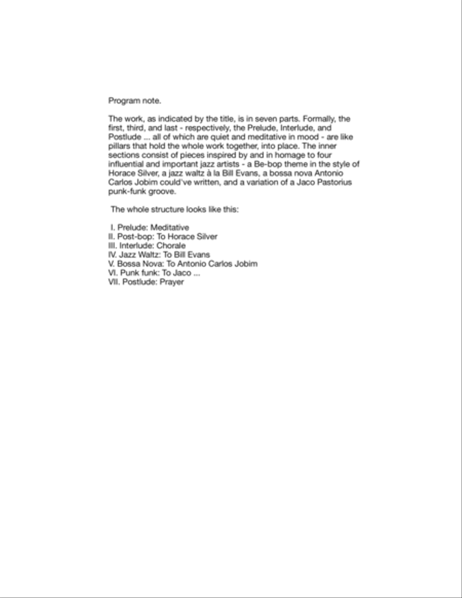 Seven Jazz Pieces (1990-91) for string quartet String Quartet scores gallery preview page 2