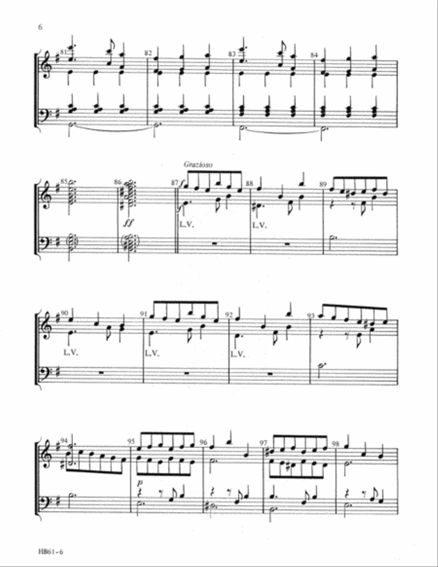 Rejoice and Be Glad - McCleary Handbell Choir scores gallery preview page 6