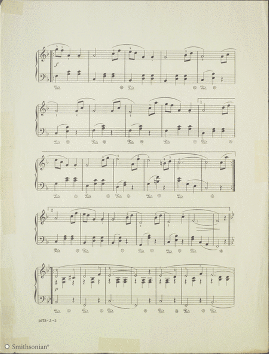 Washington's Birthday Waltz Piano Solo scores gallery preview page 4