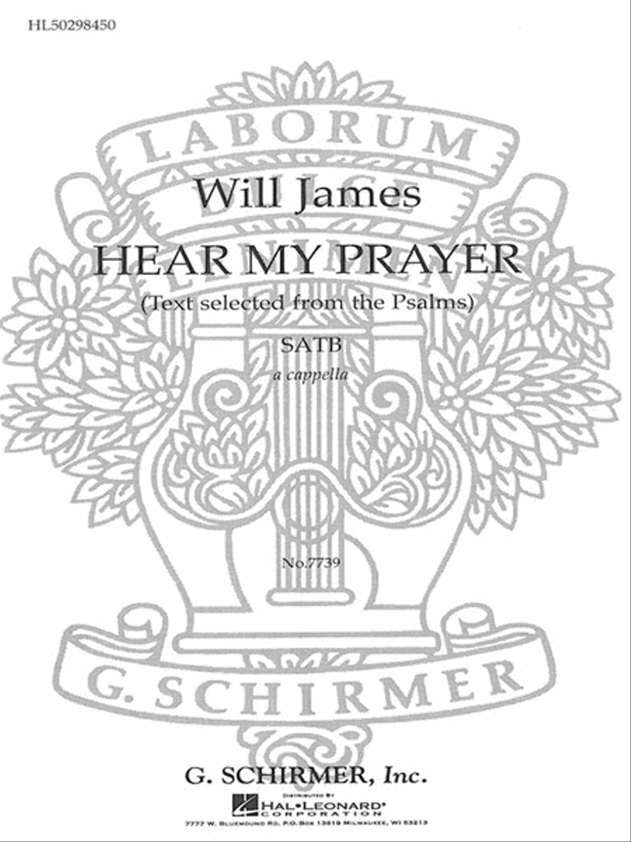 Hear My Prayer (Selected from Psalms) 4-Part scores gallery preview page 1