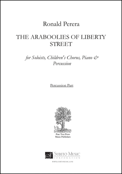 The Araboolies of Liberty Street - Percussion part
