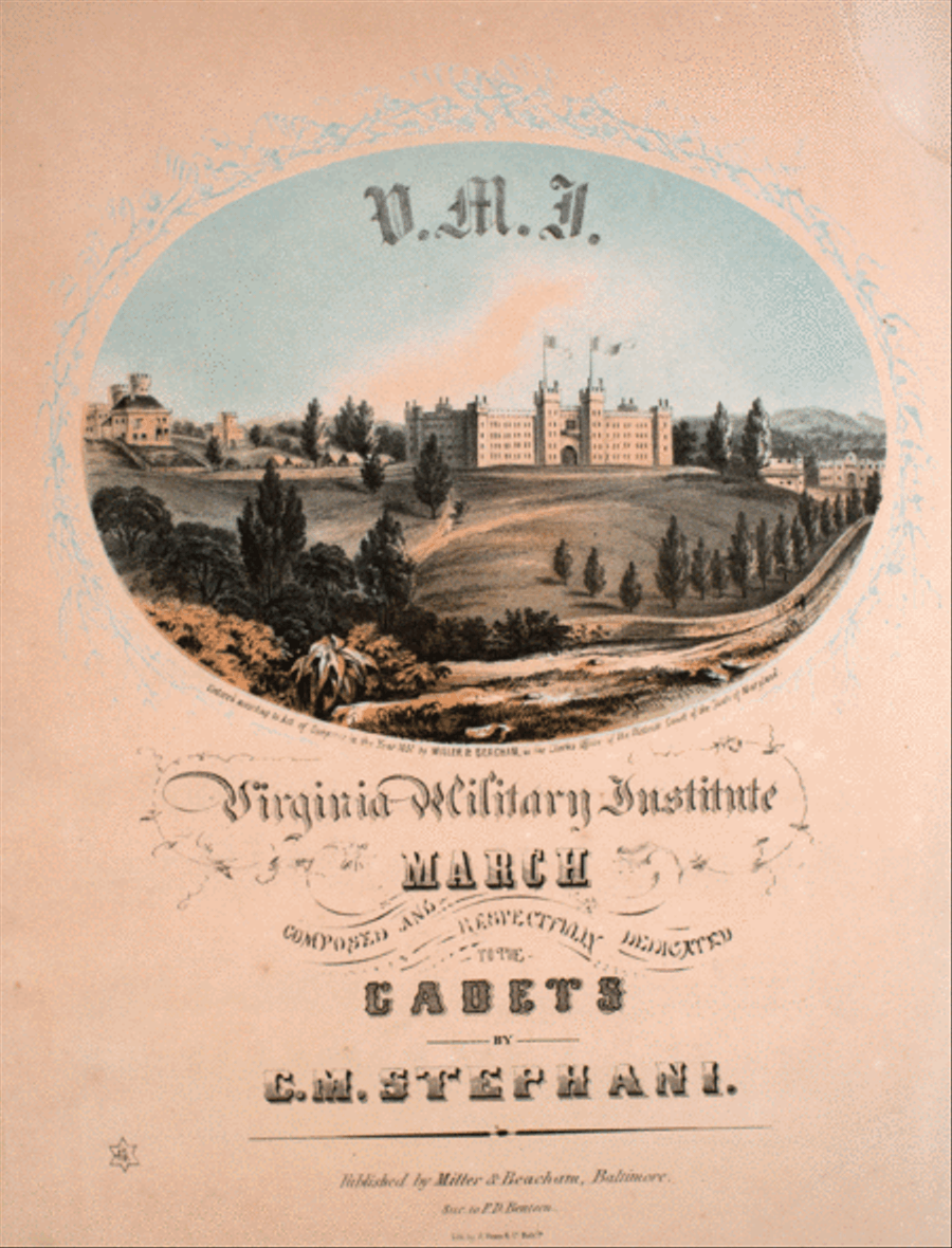 V.M.I. Virginia Military Institute March Piano Solo scores gallery preview page 1