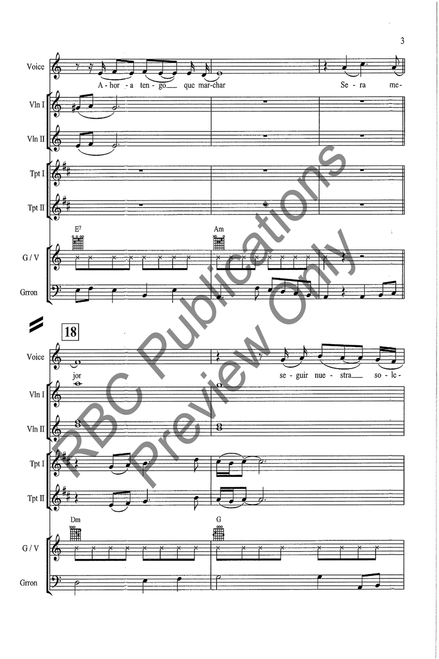 Y Volvere Voice scores gallery preview page 5