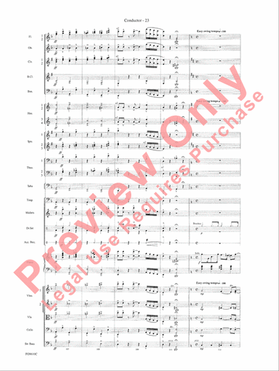 A Salute to the Big Apple Full Orchestra scores gallery preview page 25
