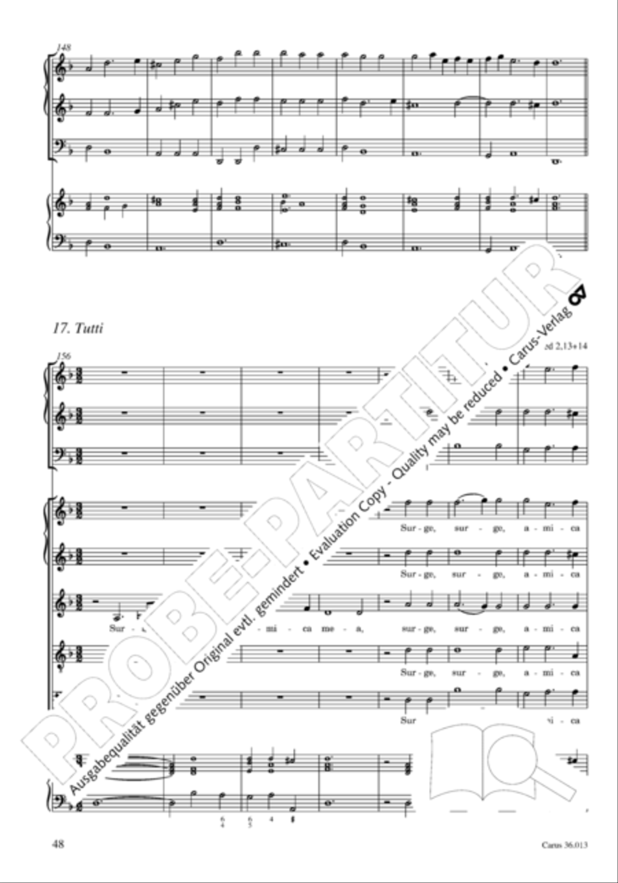 Membra Jesu nostri SSATB scores gallery preview page 64