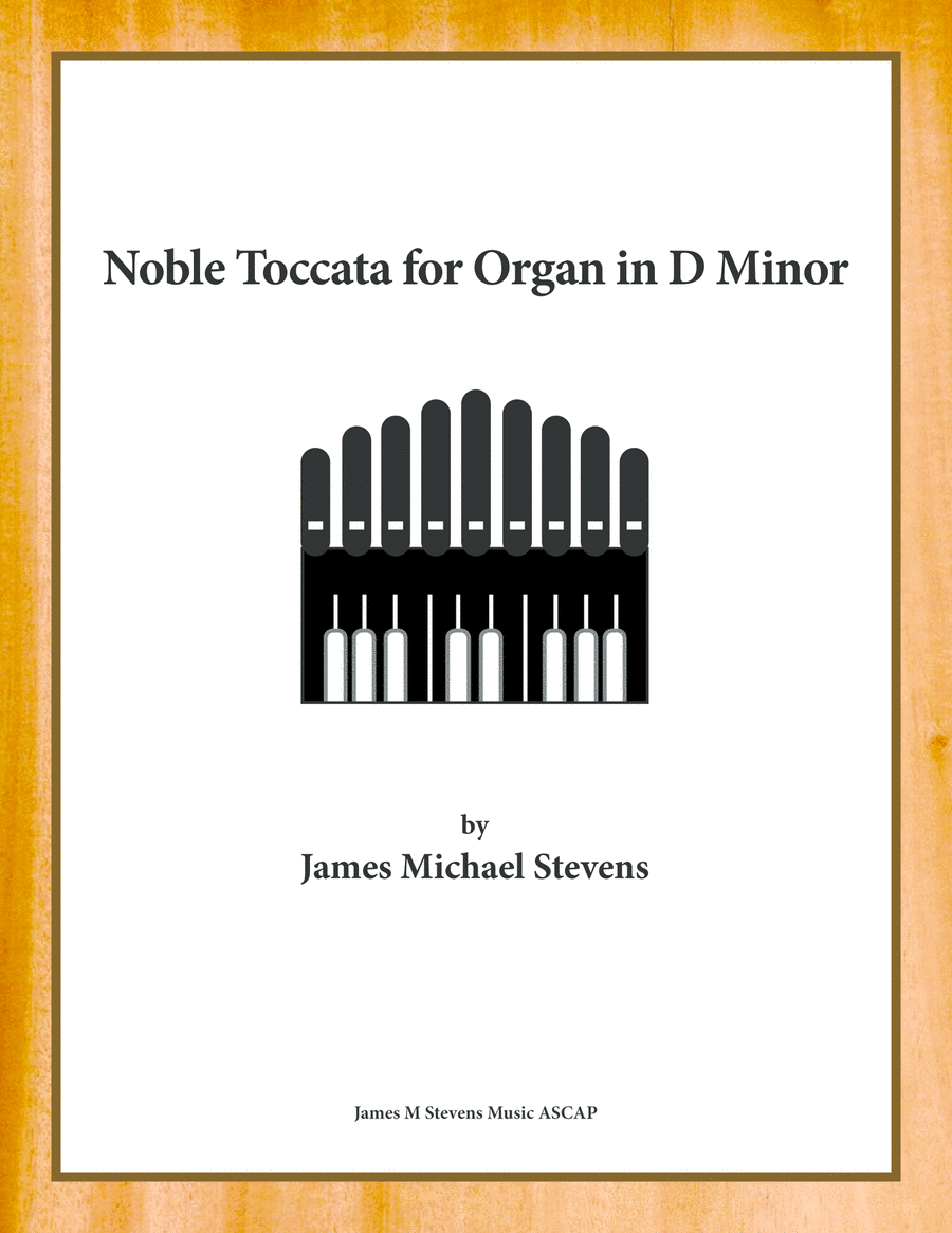 Noble Toccata for Organ in D Minor Organ Solo scores gallery preview page 1