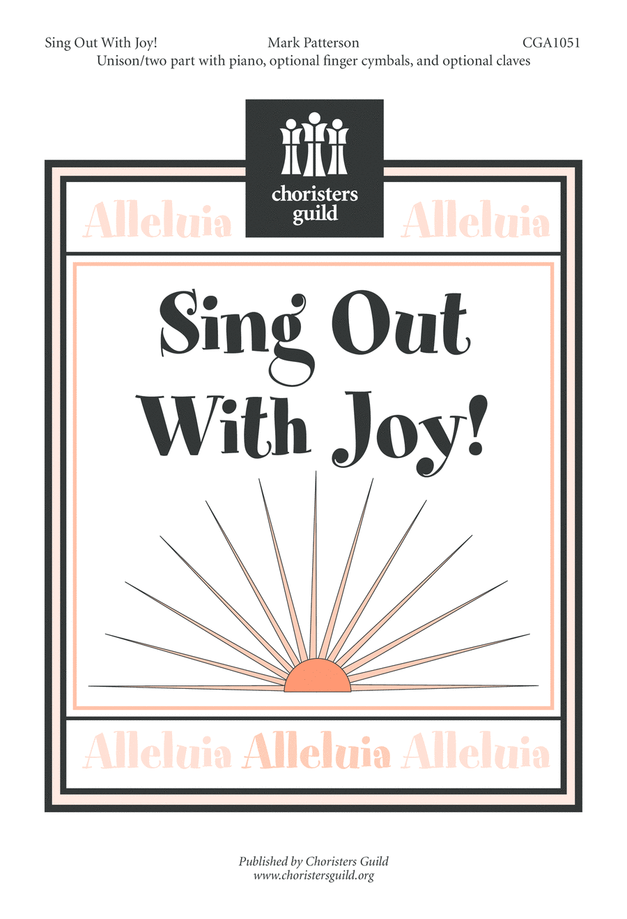 Sing Out With Joy Choir scores gallery preview page 1
