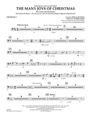 The Many Joys Of Christmas (Set One) - Trombone 2
