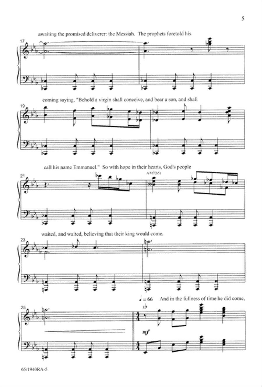 We Will Know Peace 3-Part scores gallery preview page 7