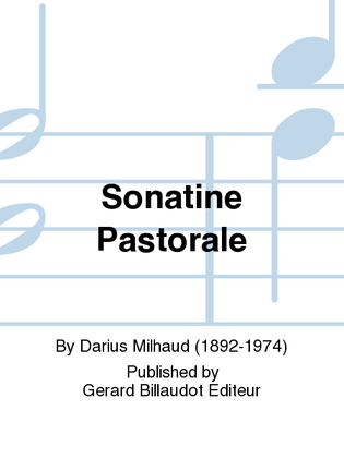 Book cover for Sonatine Pastorale