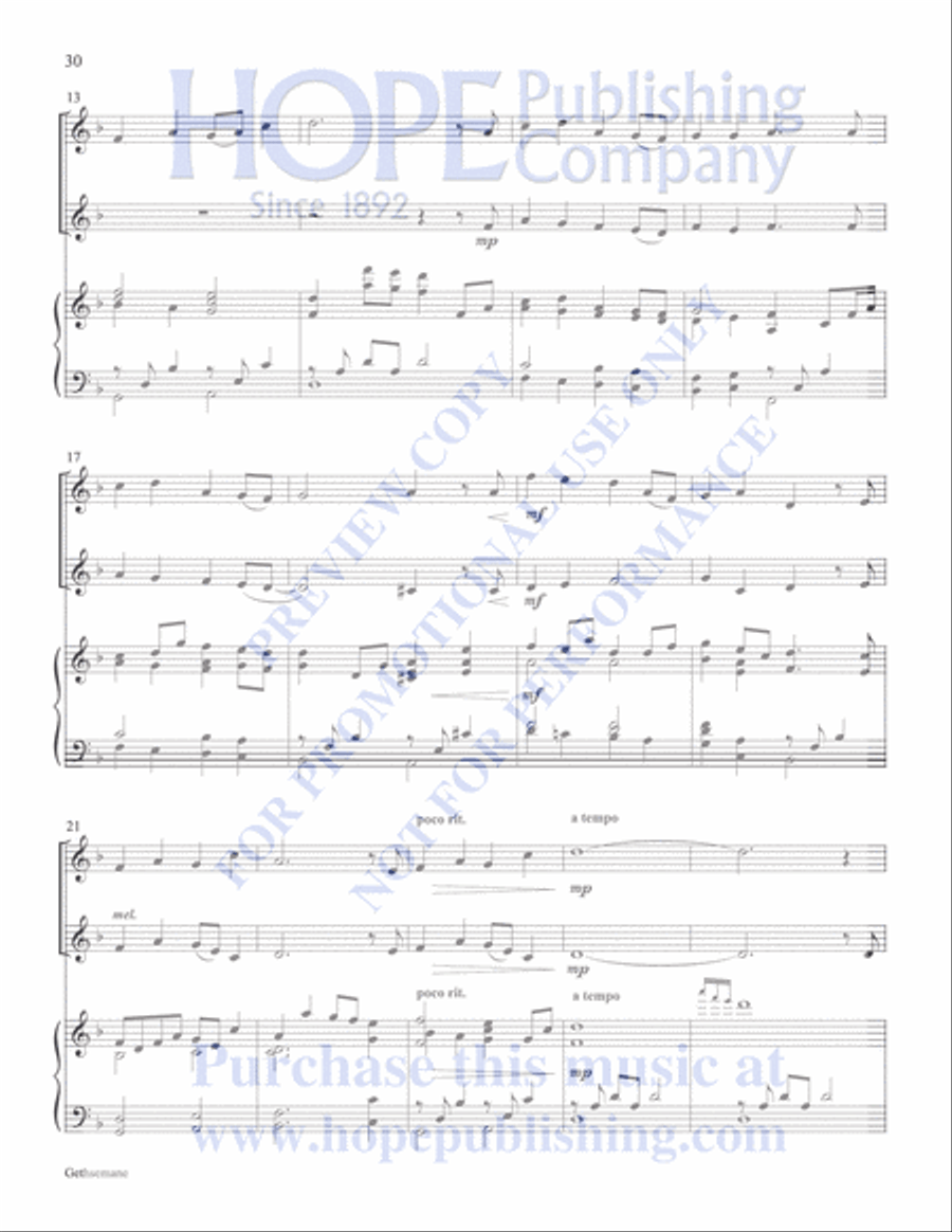 Classic Hymns for Two Instruments, Vol 1-Book and CD Woodwind Duet scores gallery preview page 30