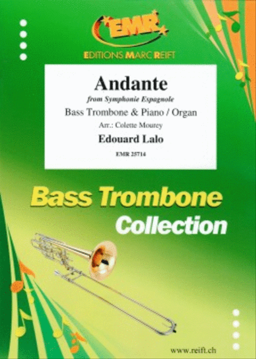 Andante Trombone scores gallery preview page 1
