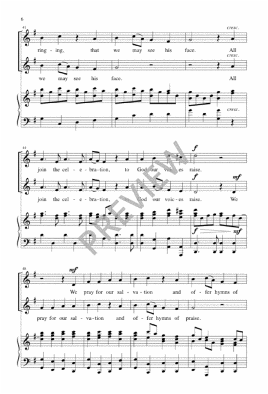 Come Follow Me Forever Come Follow Me Forever 2-Part scores gallery preview page 5