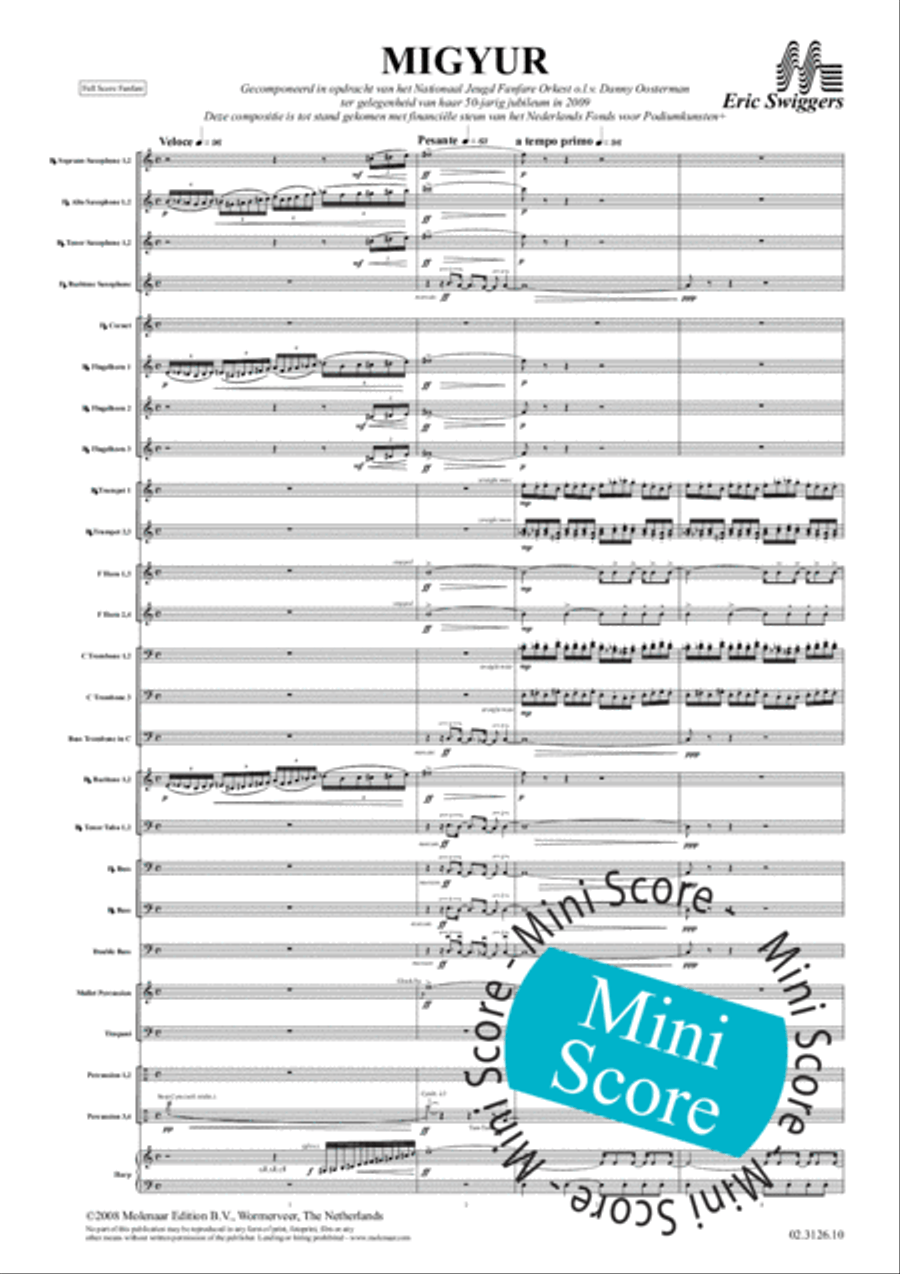 Migyur Fanfare Band scores gallery preview page 7