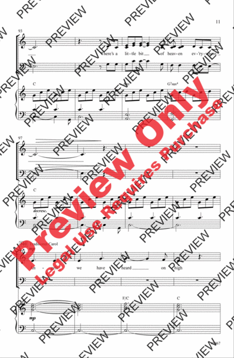 Heaven Everywhere 4-Part scores gallery preview page 10