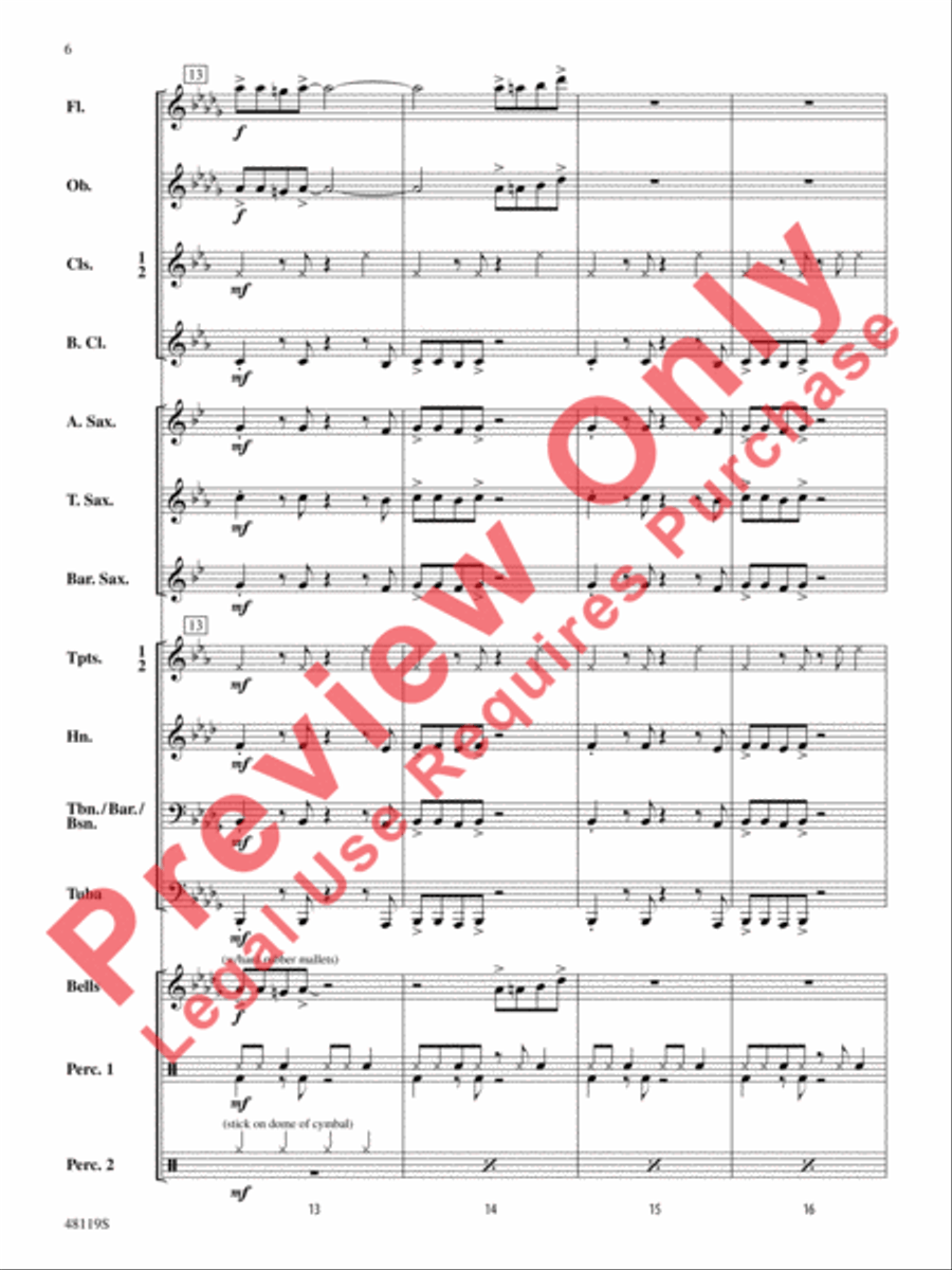In a New York Jam In a New York Jam Concert Band scores gallery preview page 7