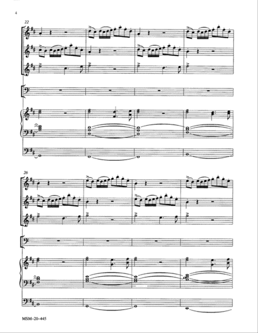 Thine Is the Glory Trumpet scores gallery preview page 4