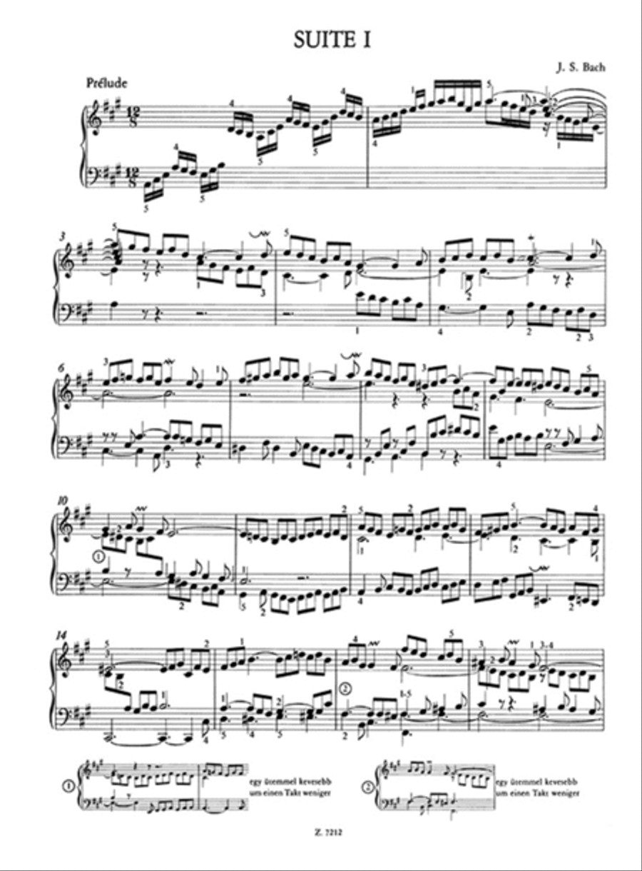 Englische Suiten BWV 806-811 Piano Solo scores gallery preview page 2