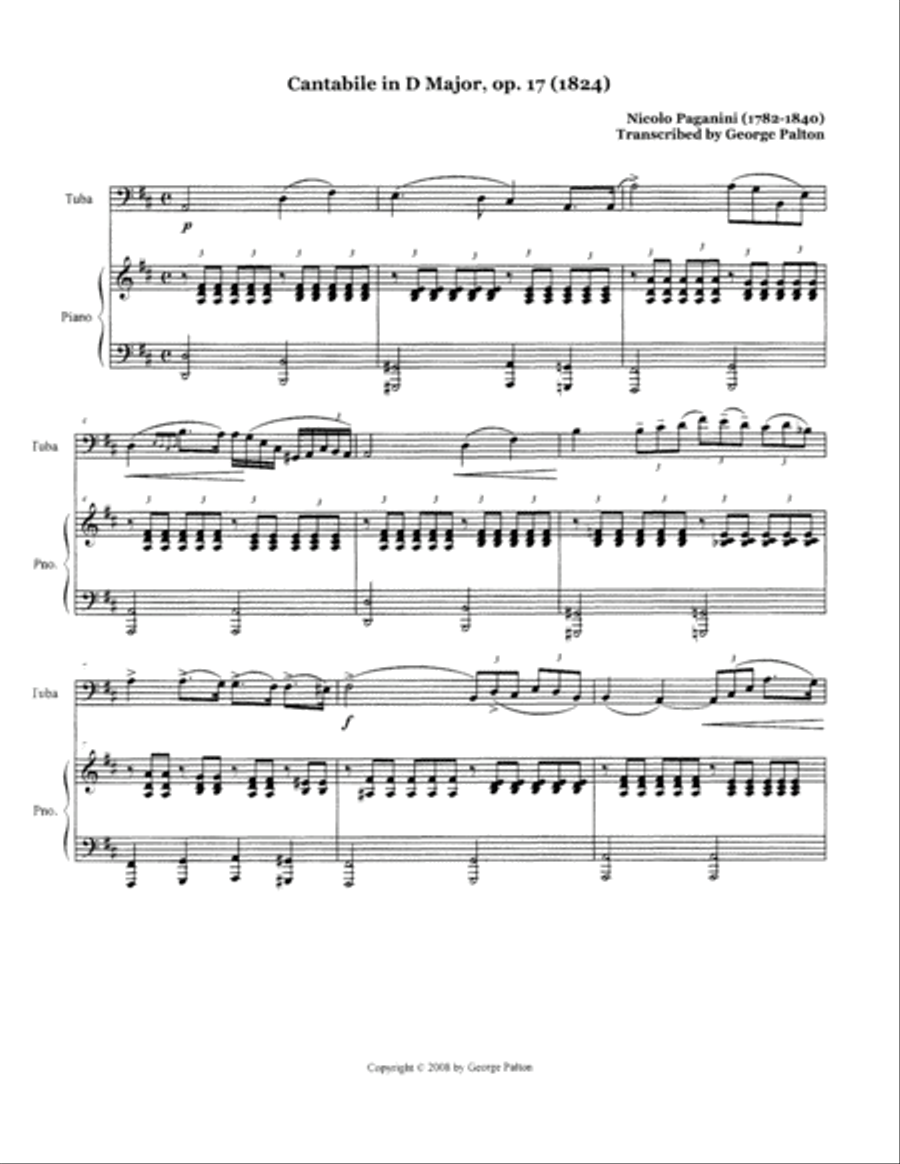 Cantabile op. 17 Cantabile op. 17 Tuba scores gallery preview page 4