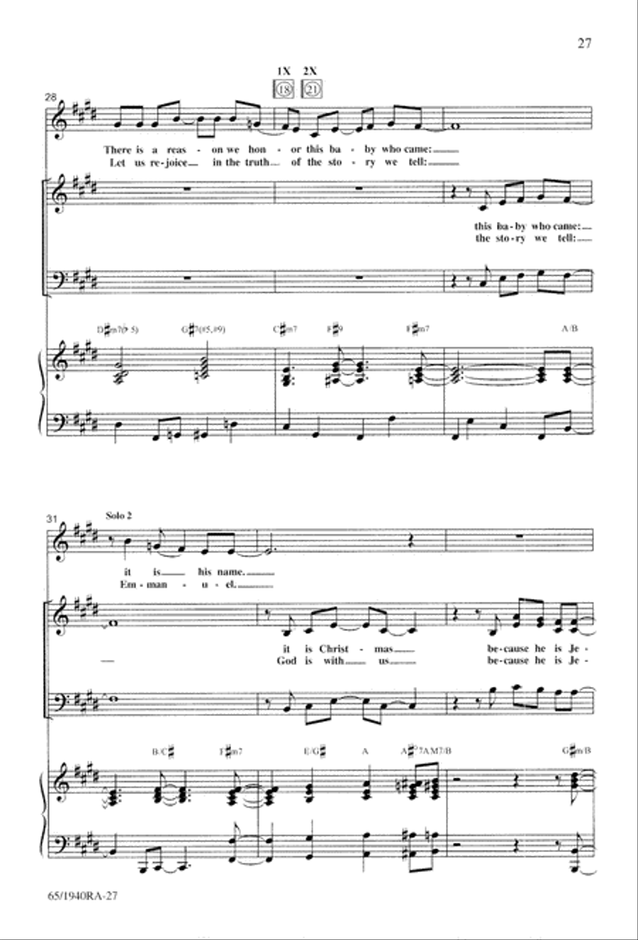 We Will Know Peace 3-Part scores gallery preview page 29