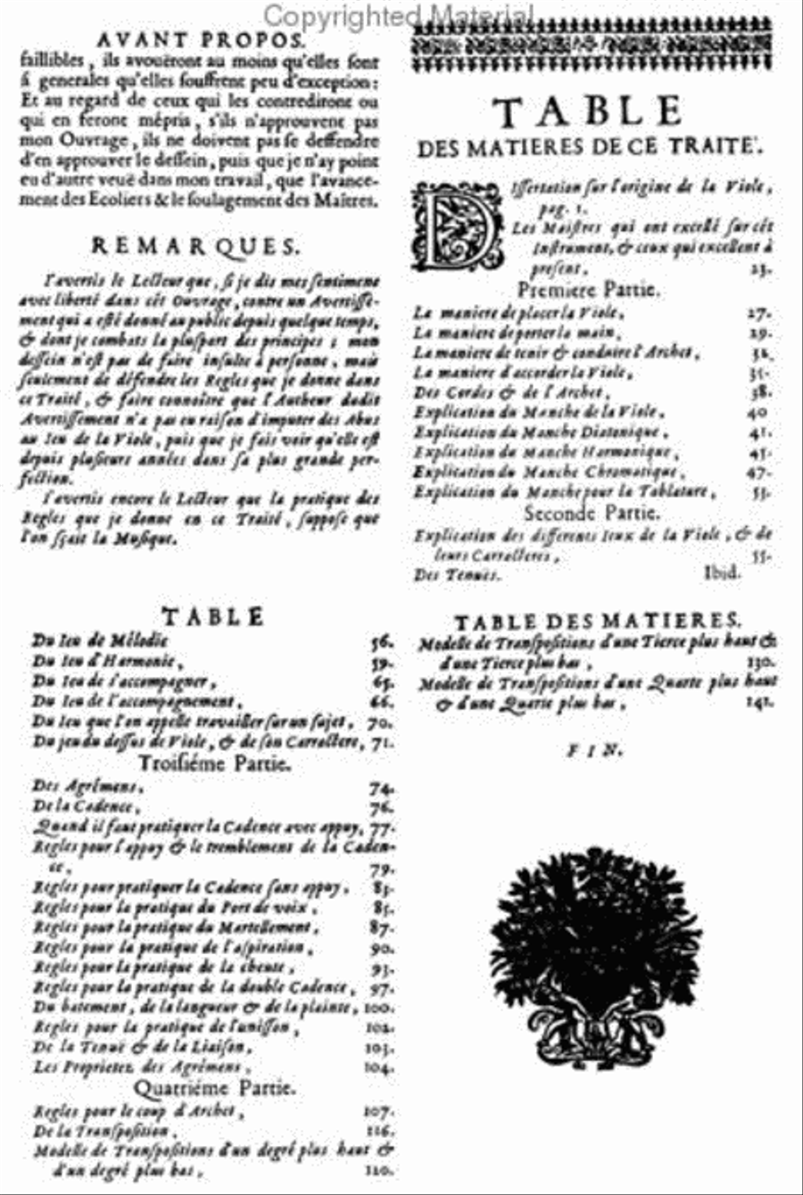Methods & Treatises Viola da gamba - France 1600-1800 Viola scores gallery preview page 2