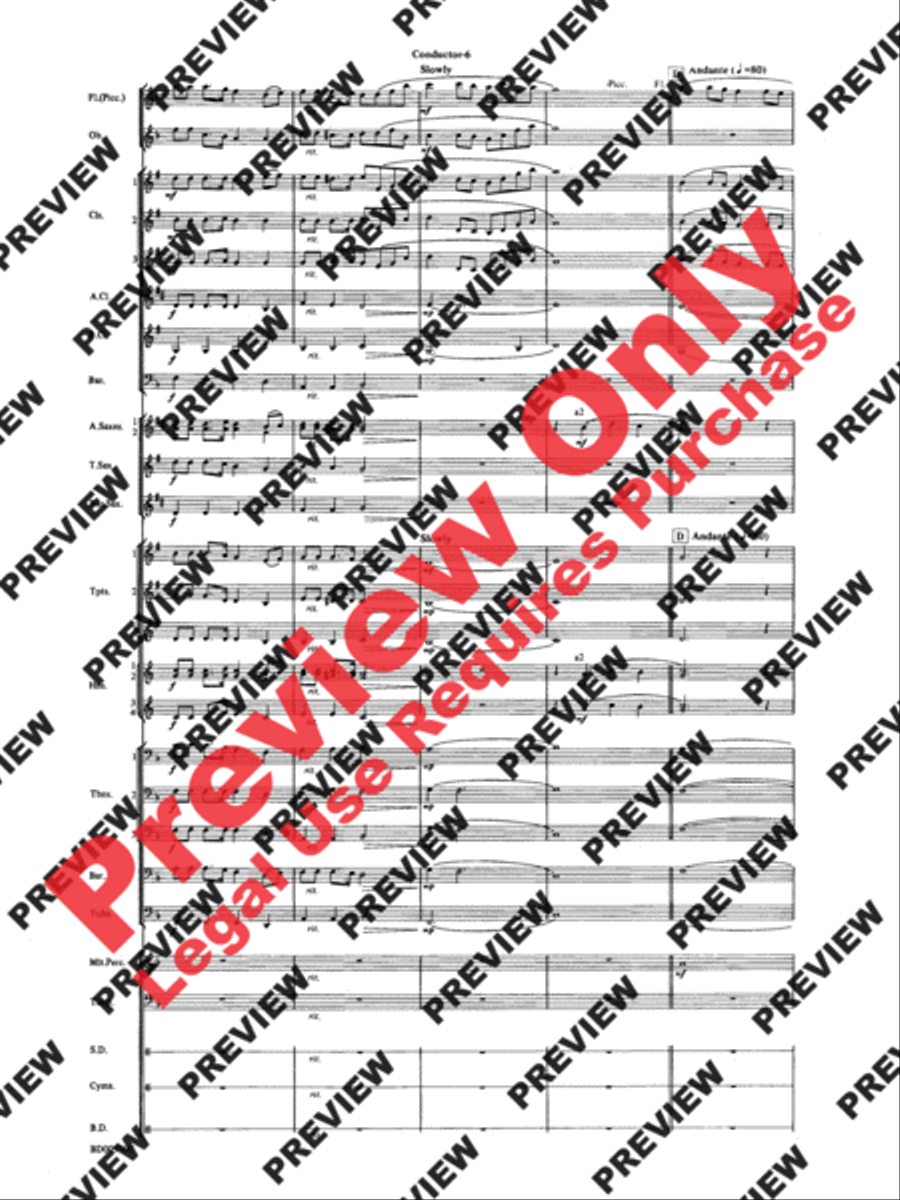 The Civil War The Civil War Concert Band scores gallery preview page 8
