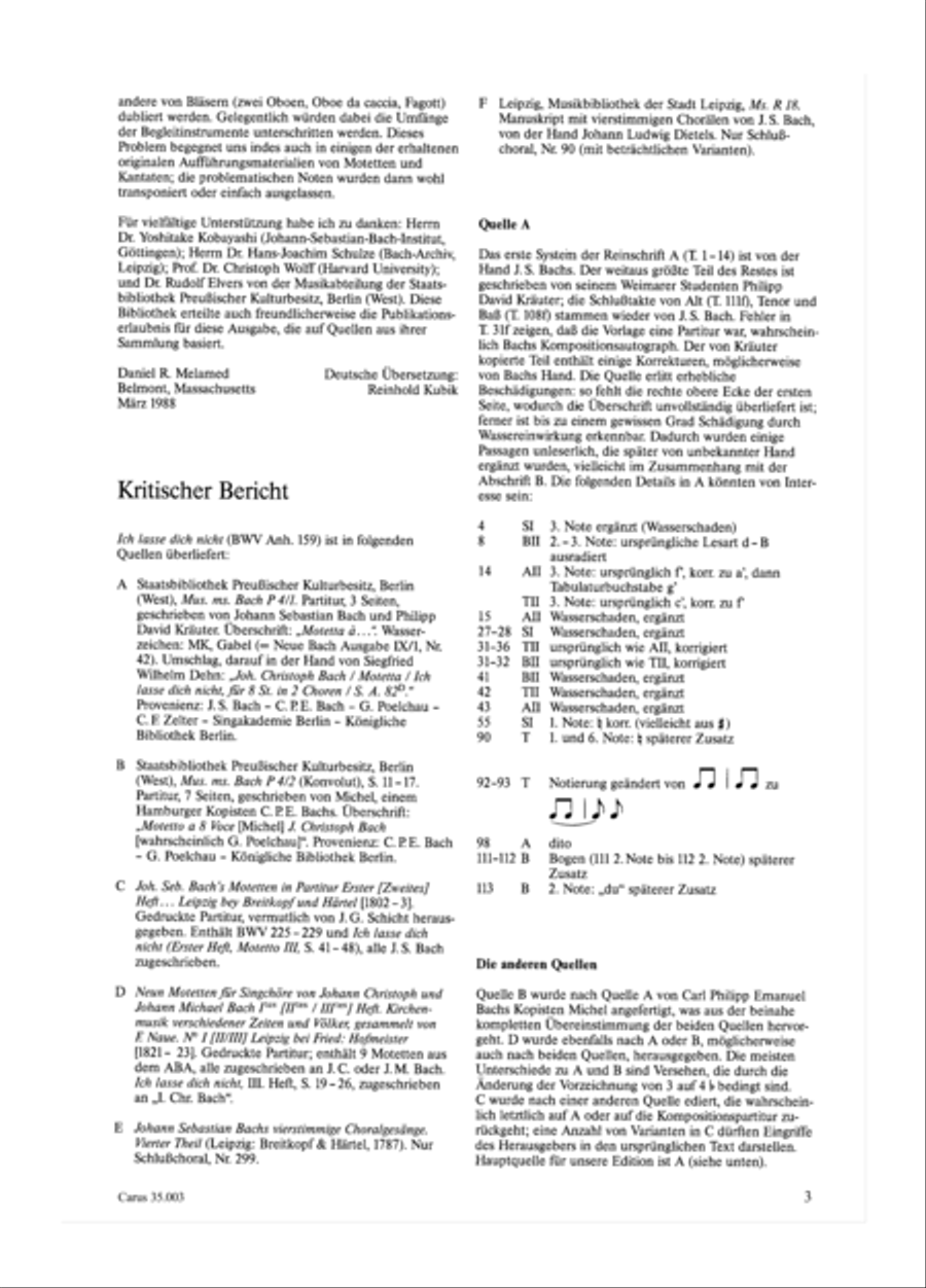 Lord, do not depart until I am blessed (Ich lasse dich nicht, du segnest mich denn) 4-Part scores gallery preview page 4
