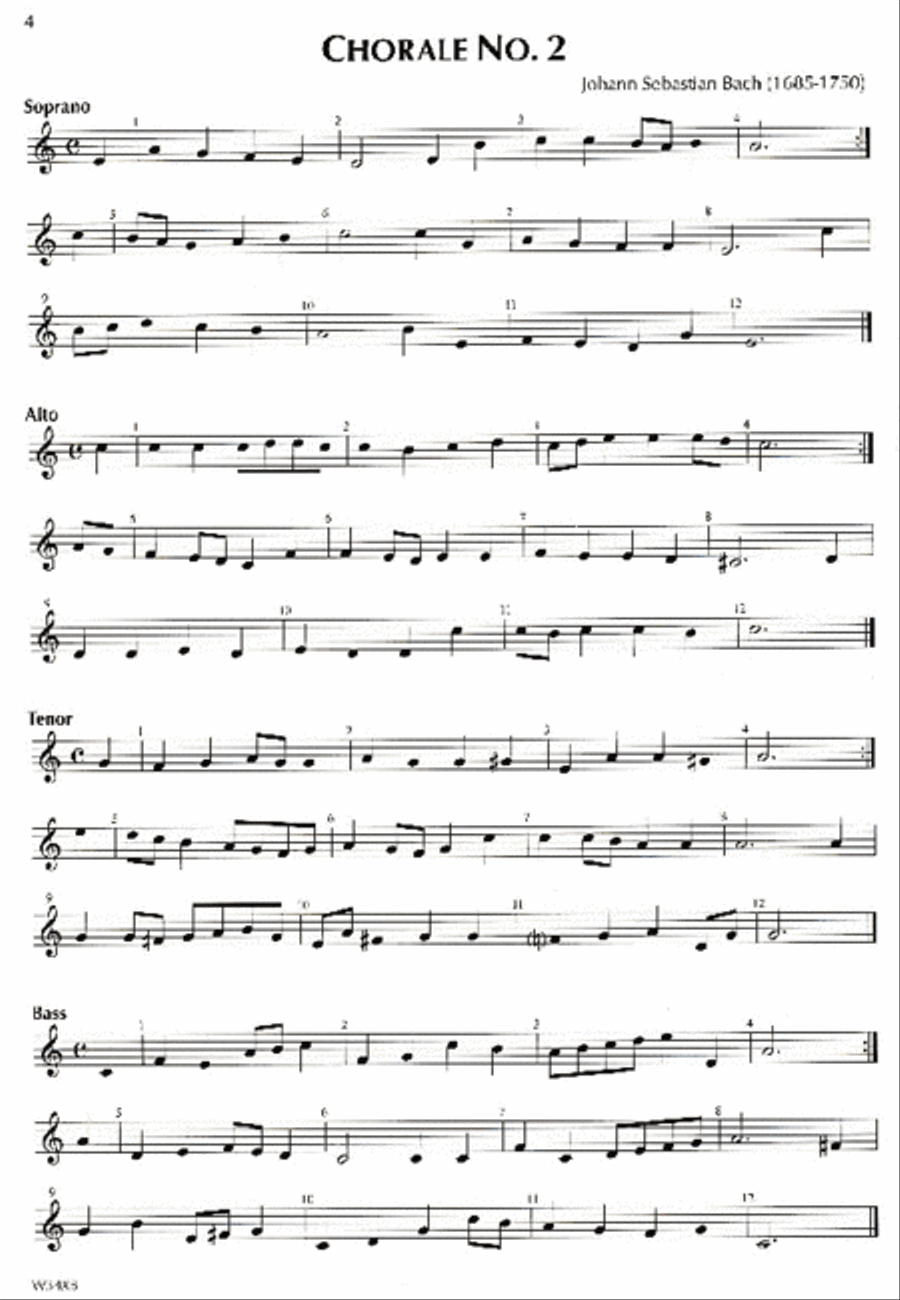 Bach and Before For Band - Bb Tenor Saxophone Tenor Saxophone scores gallery preview page 2