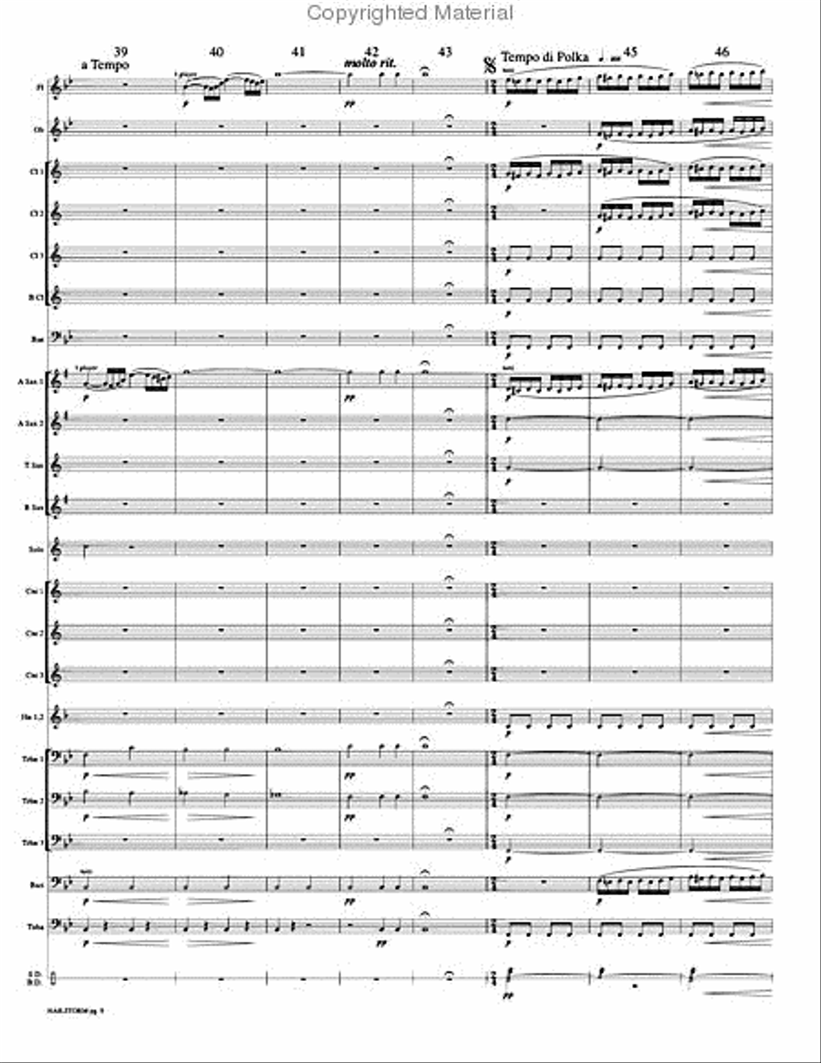 Hailstorm Hailstorm Concert Band scores gallery preview page 12