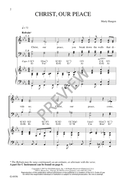 Two Simple Songs for Communion image number null