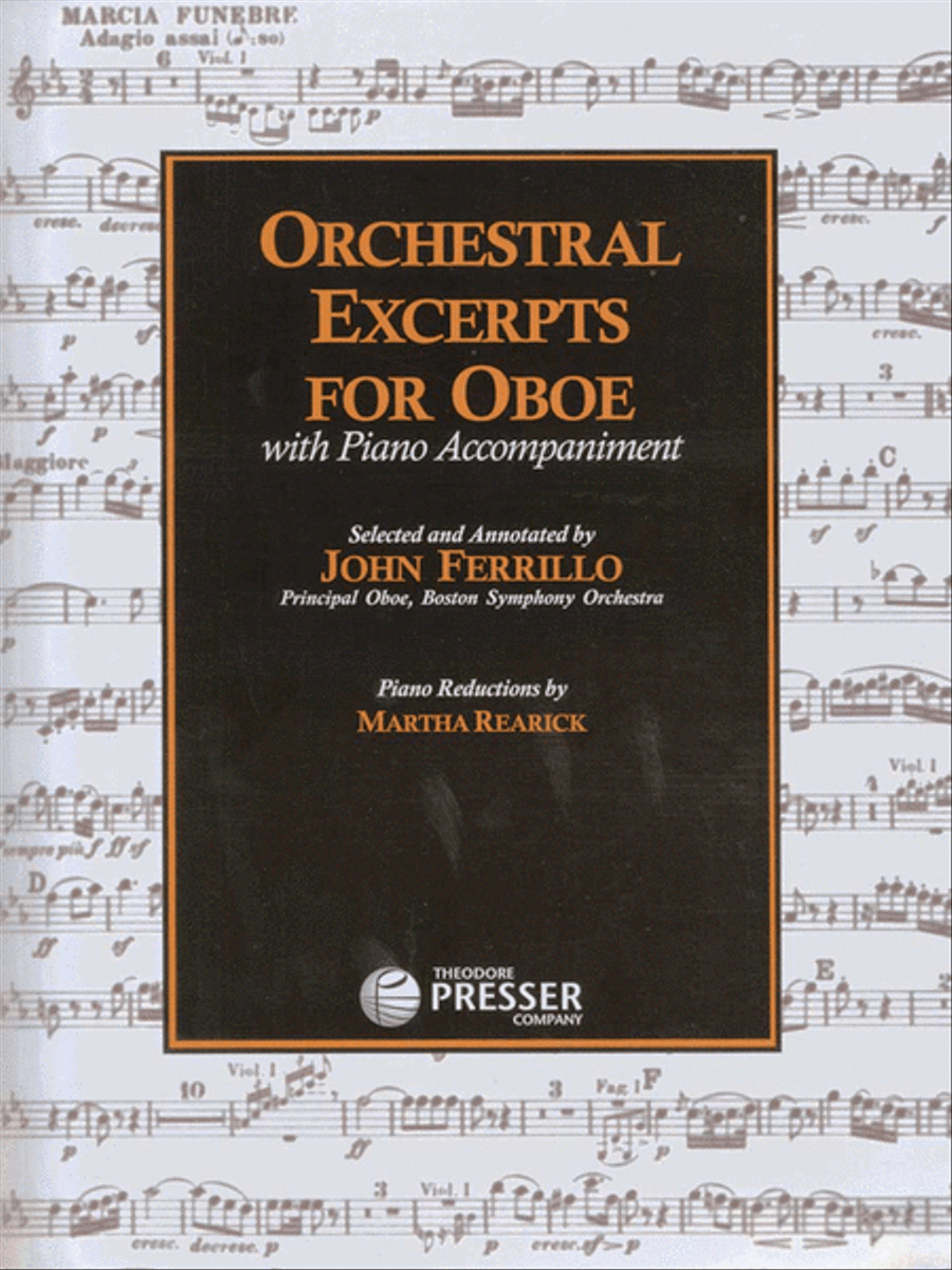 Orchestral Excerpts For Oboe Chamber Music scores gallery preview page 1