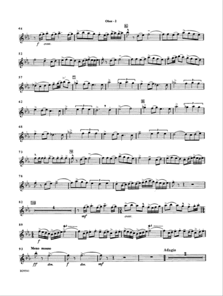 Alvamar Overture: Oboe Concert Band scores gallery preview page 2