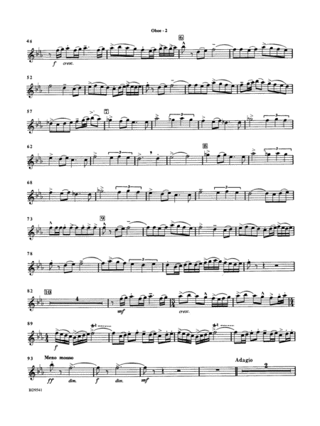 Alvamar Overture: Oboe