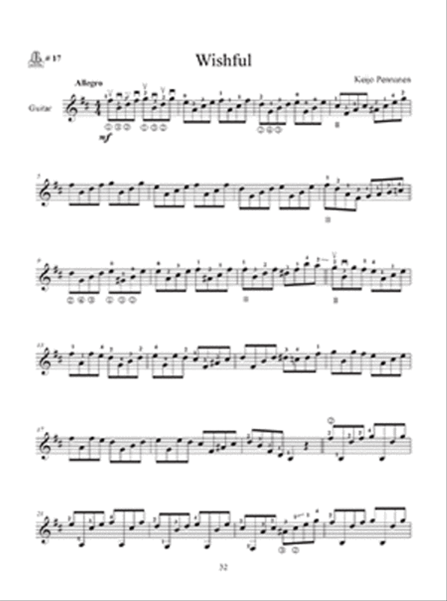 Achieving Guitar Artistry - Contemporary Picking Etudes Classical Guitar scores gallery preview page 3
