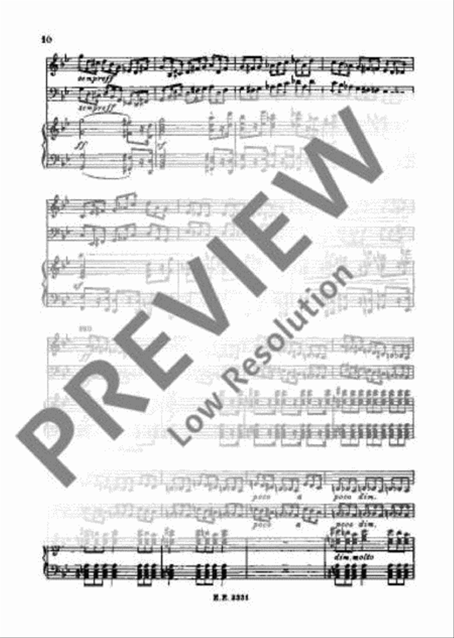 Piano Trio G minor Piano Trio scores gallery preview page 15
