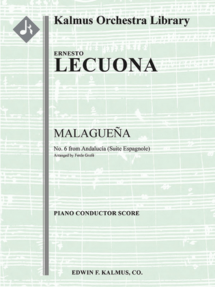Book cover for Andalucia Suite: No. 6 Malaguena