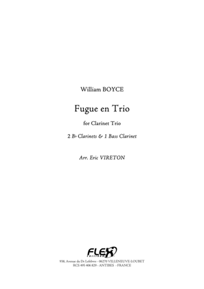 Book cover for Fugue en trio