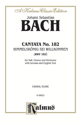 Book cover for Cantata No. 182 -- Himmelskonig, sei willkommen