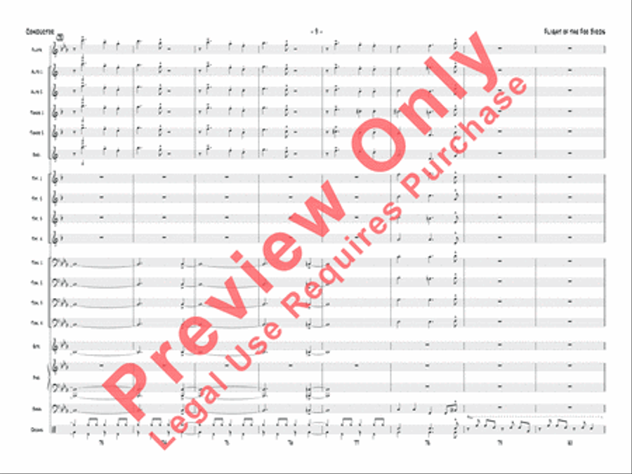 Flight of the Foo Birds Jazz Ensemble scores gallery preview page 26