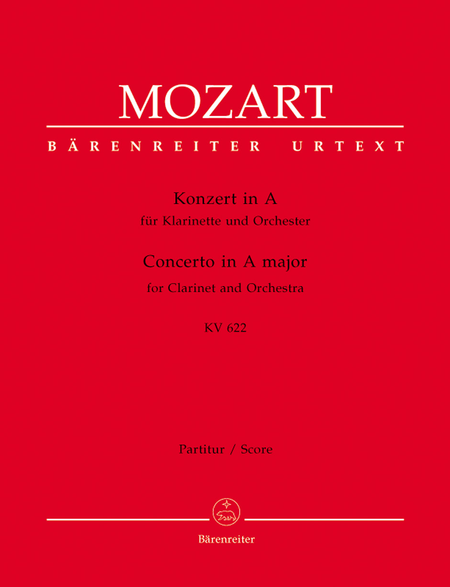 Concerto in A major for Clarinet and Orchestra