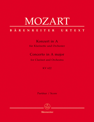 Concerto for Clarinet and Orchestra A major, KV 622