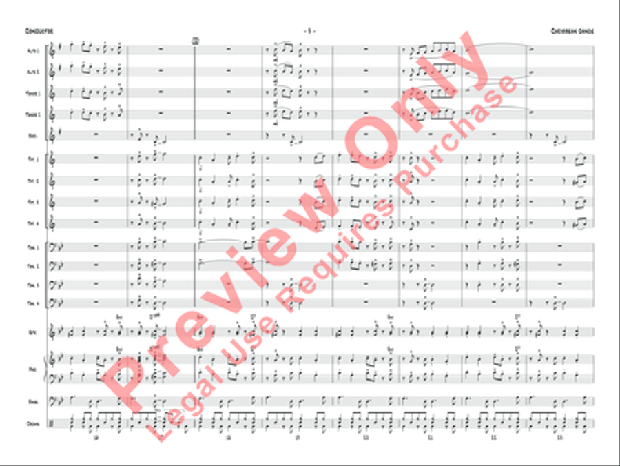 Caribbean Dance (Score only) Jazz Ensemble scores gallery preview page 6