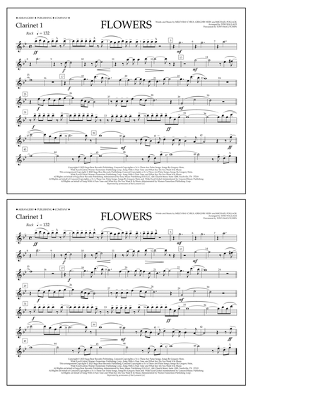 Flowers (arr. Tom Wallace) - Clarinet 1
