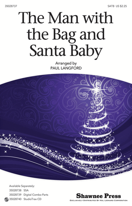 Book cover for The Man With The Bag And Santa Baby