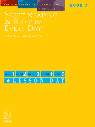 Book cover for Sight Reading & Rhythm Every Day, Book 7