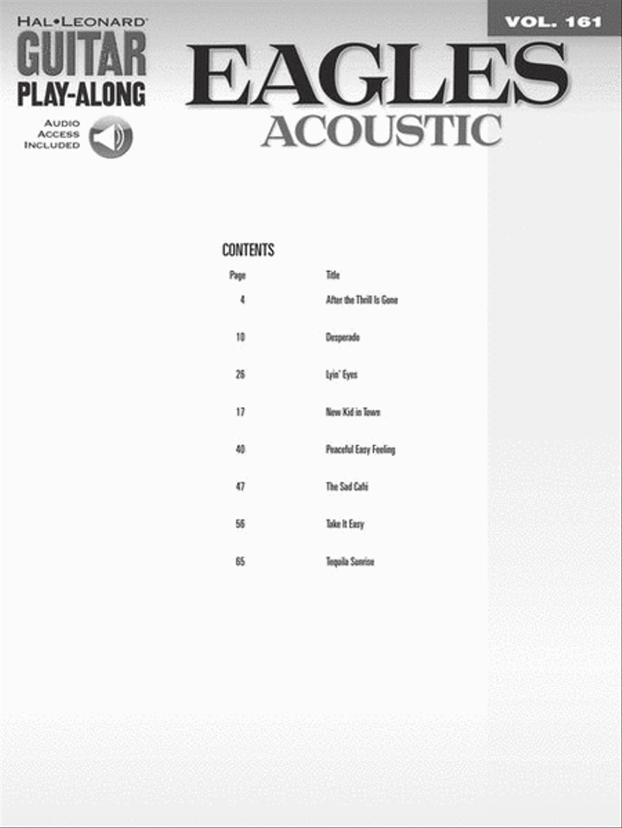 The Eagles – Acoustic The Eagles – Acoustic Acoustic Guitar scores gallery preview page 7