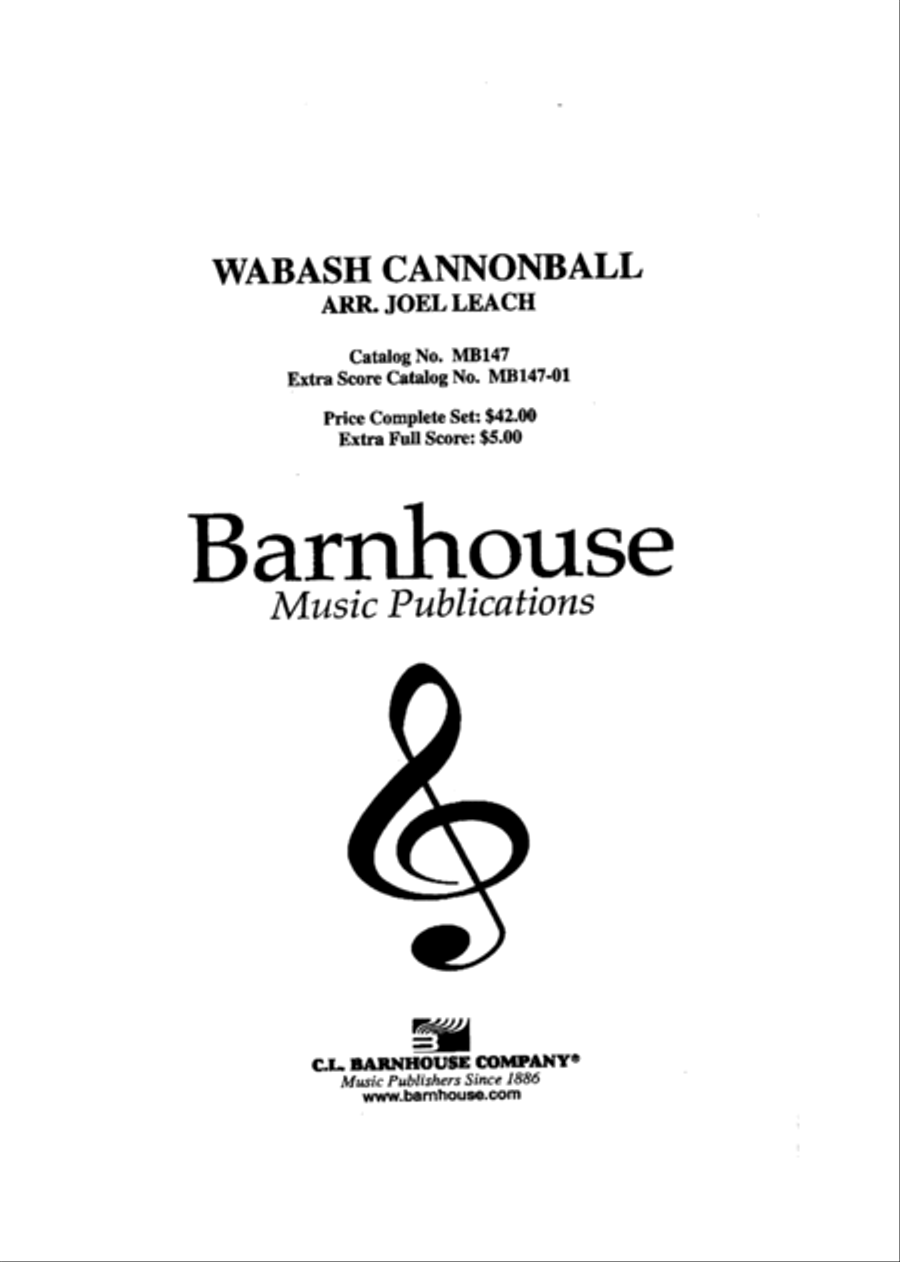 Wabash Cannonball Marching Band scores gallery preview page 2